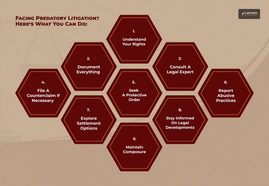 Steps to Take Against Predatory Litigation