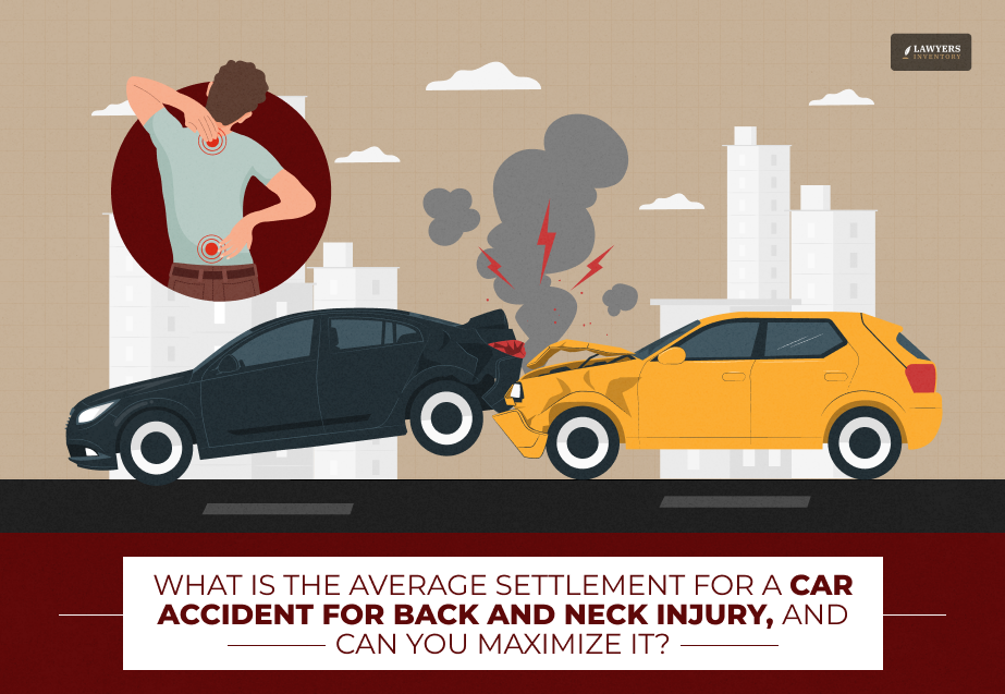 average settlement for car accident back and neck injury