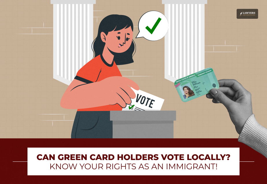 can green card holders vote locally