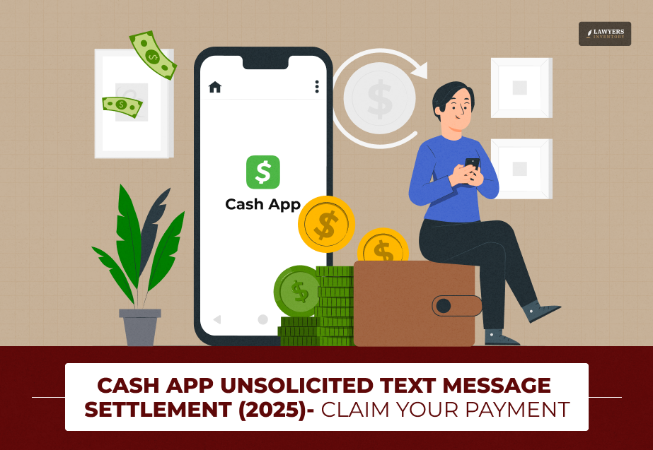 cash app unsolicited text message settlement