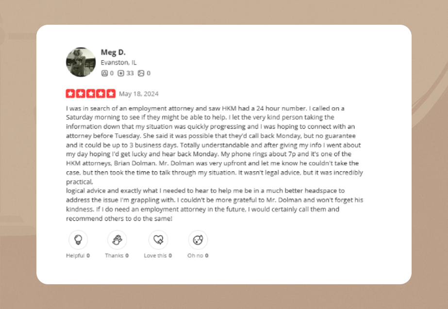 HKM Employment Attorneys Review 3