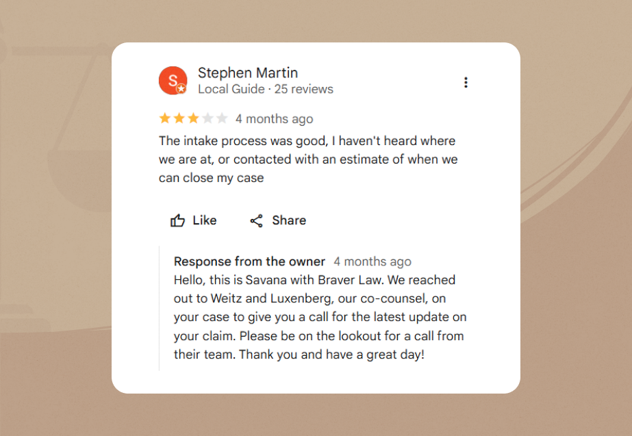 braver law GMB Review 4