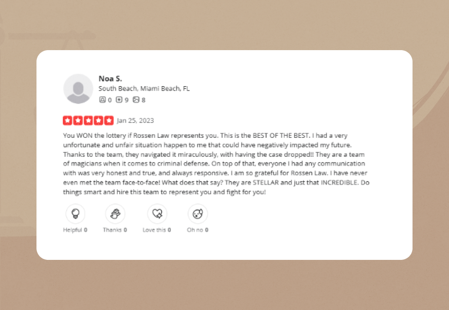rossen law firm yelp Review 2
