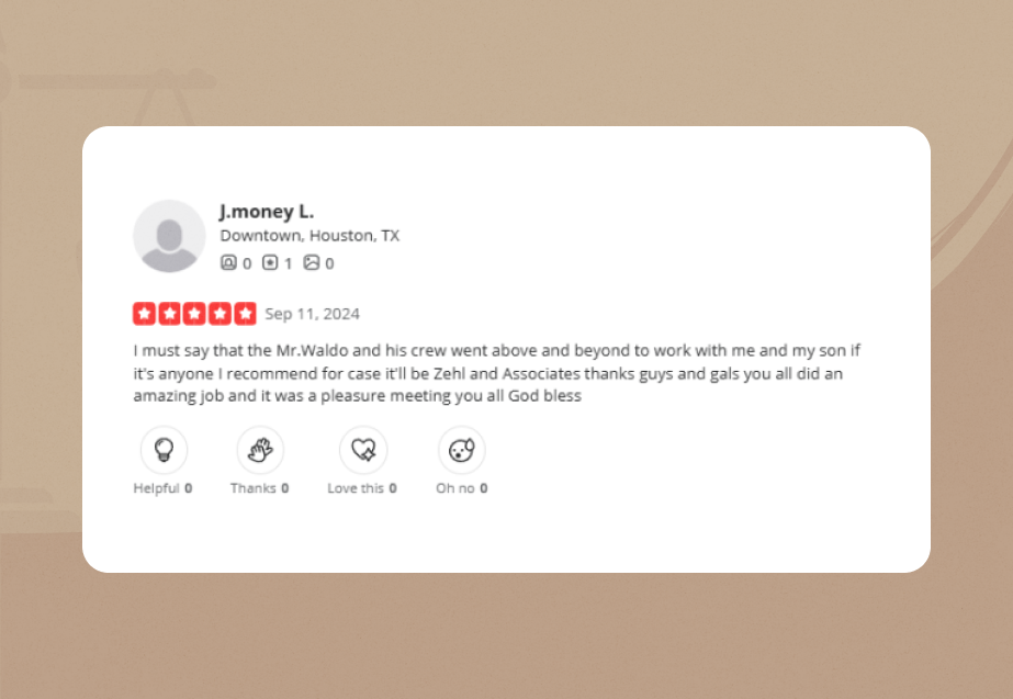 zehl and associates Review 3