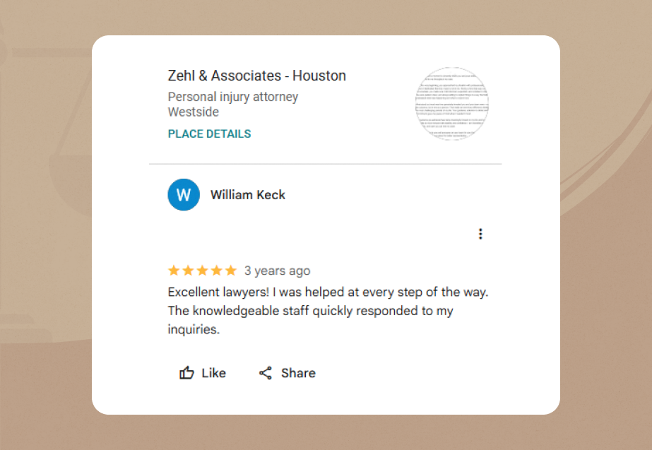 zehl and associates Review 5