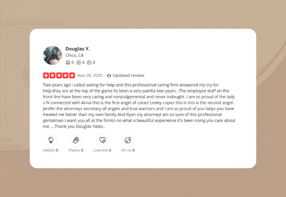 Law Brothers Yelp Review 1