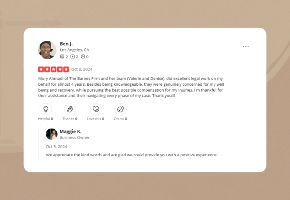 The Barnes Firm Review 3