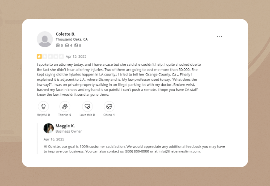 The Barnes Firm Review 4