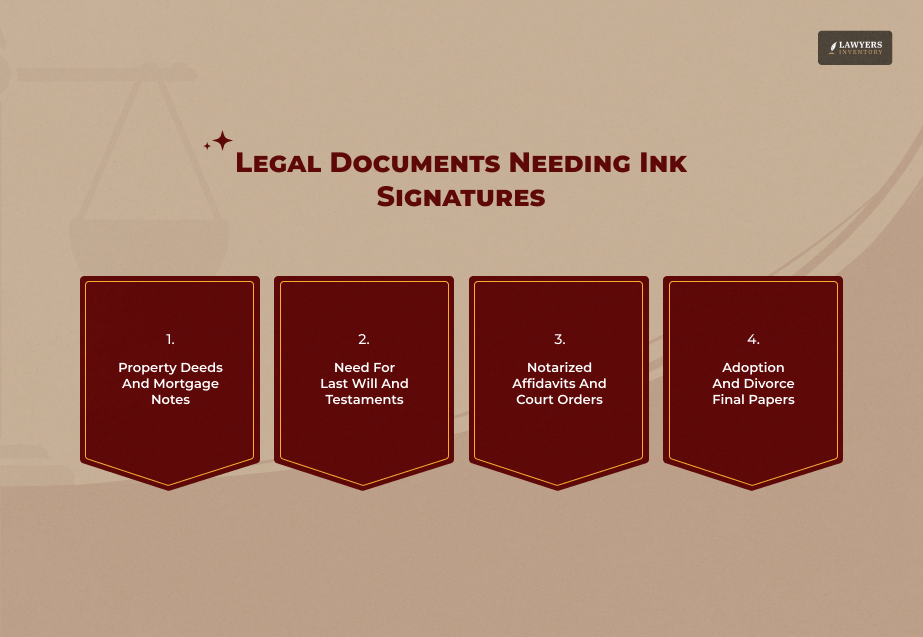 When A Wet Signature Is Legally Required