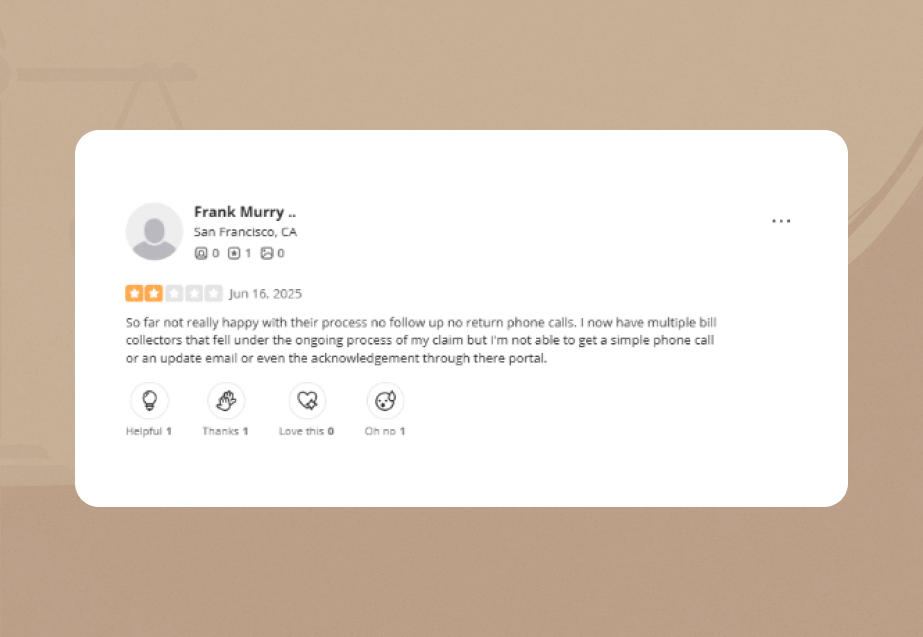 dm injury law Yelp Review 3