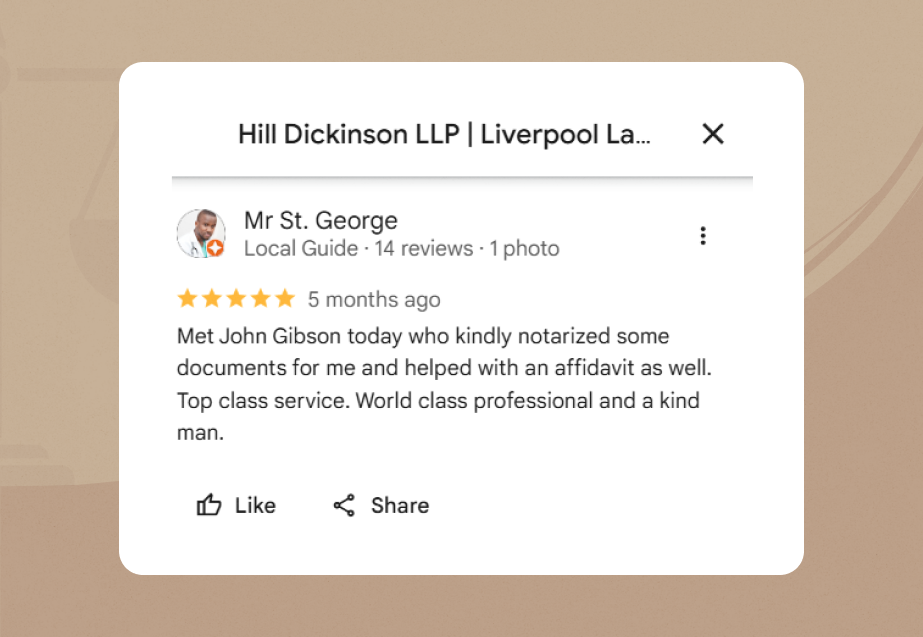 hill dickinson GMB Review 2