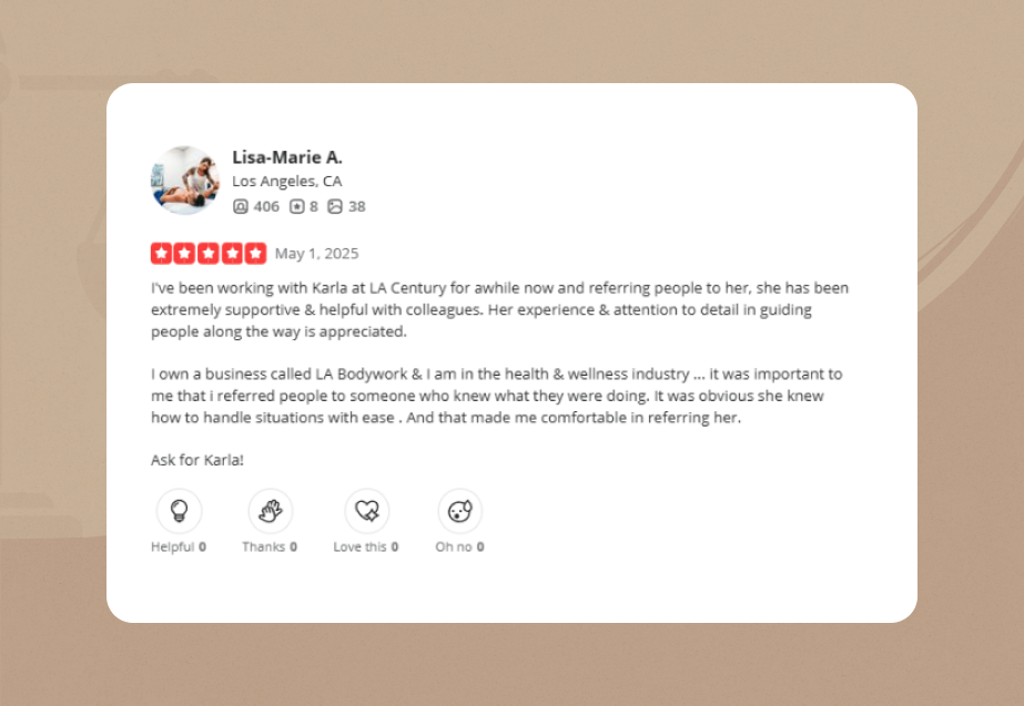 la century law Yelp Review 2