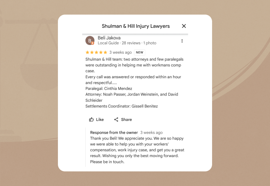 shulman and hill GMB review 1