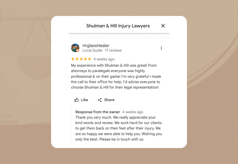 shulman and hill GMB review 3