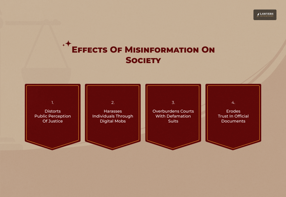 The Social And Legal Consequences Of Misinformation