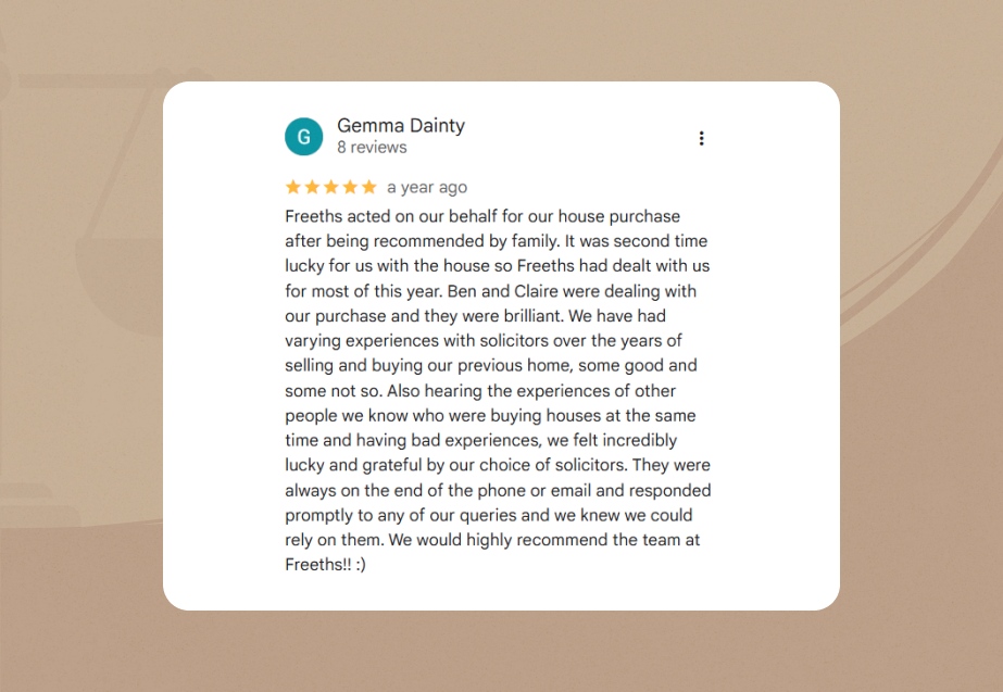 freeths llp GMB Review 1