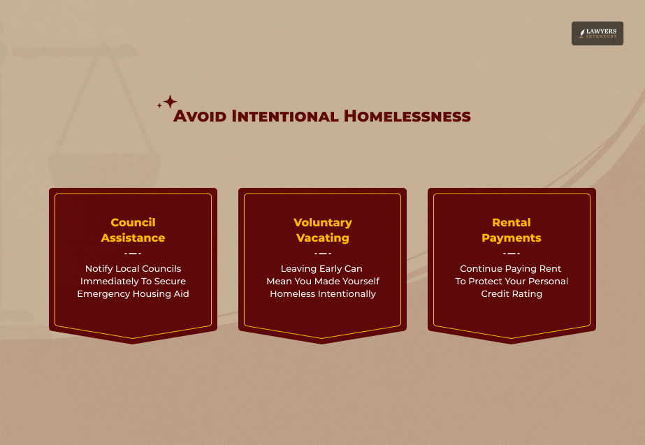 Avoid Intentional Homelessness
