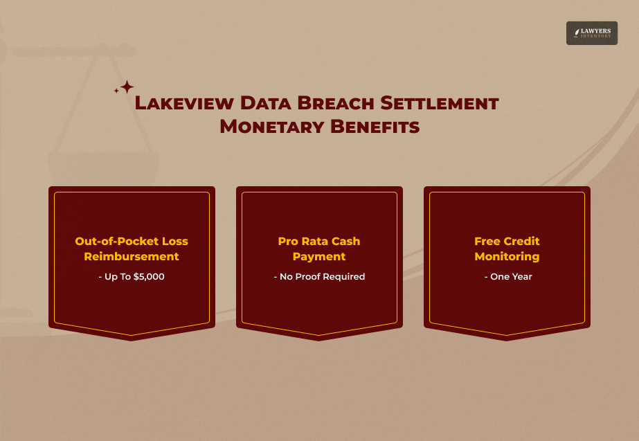 What Benefits Were Available In The Lakeview Data Breach Settlement