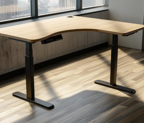 l-shaped standing desk